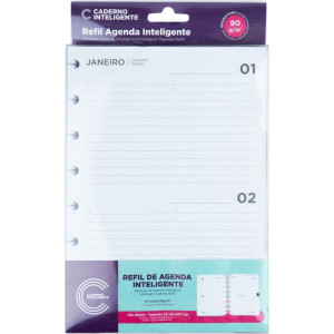 Caderno Inteligente Refil A5 Refil Agenda 90g 97fls-118212-78229