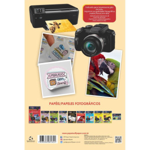 Papel Fotografico Inkjet A4 Matte Adesivo 115g.-118753-15069