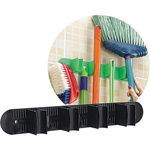 Acessorio Para Lavanderia Porta Vassoura C/4 Encaixes Pt-118802-73114