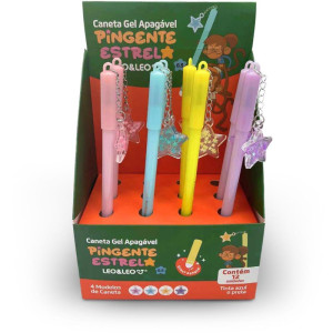 Caneta Gel Apagavel 0.5 C/pingente Estrel-114640-41633
