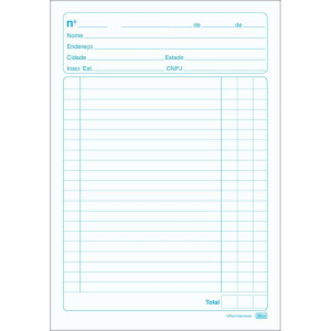 Impresso Talao Nota Neutra 1/18 80f.40x2vias-120336-99825