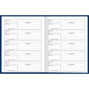 Livro Protocolo Correspond. 1/4 104 Folhas 153x216mm-120332-52709