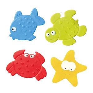 Mini Tapetes Para Banho Bath & Fun 4 Pcs-BB1144-85793