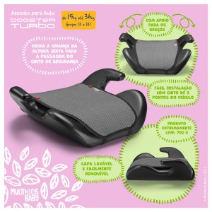 Booster Turbo Meia Capa Multikids Baby-BB381-28650