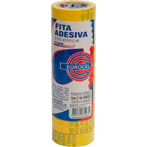 Fita Adesiva Pp 2000 12mmx10m Amarela-118817-34237