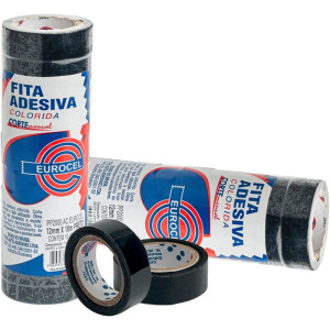 Fita Adesiva Pp 2000 12mmx10m Preta-118819-32080