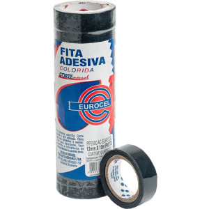 Fita Adesiva Pp 2000 12mmx10m Preta-118819-63375
