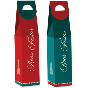 Sacola Para Garrafa Caixa Real 8,5x8,5x39cm-120241-64644