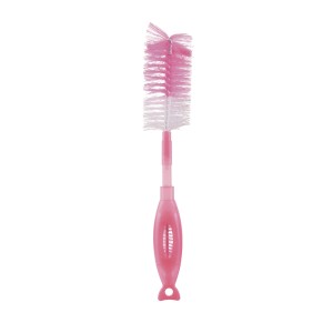 Escova Limpa Mamadeira E Bico 2 Em 1 Soft Clean Rosa-BB159-80348