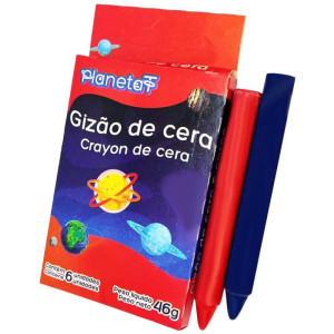 Giz De Cera Jumbo 6 Cores-118415-32109