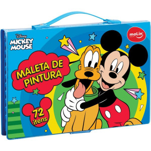 Maleta Para Pintura Mickey 72 Itens (s)