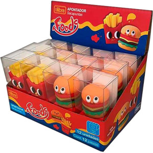 Apontador Com Deposito Decor. Foods 1 Furo 2mod.-120316-41743