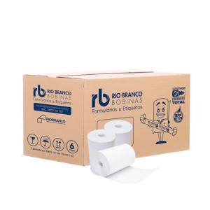 Bobina Termica 80mmx30m Branca 48g S/tubete