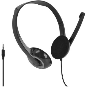 Fone De Ouvido Com Microfone Headset C/fio Conexao P3 Preto-118874-50367