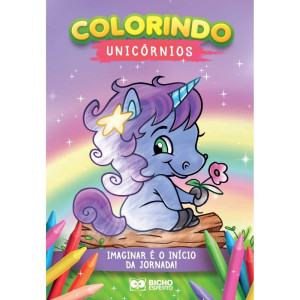 Livro Infantil Colorir Unicornios P/colorir 10pgs
