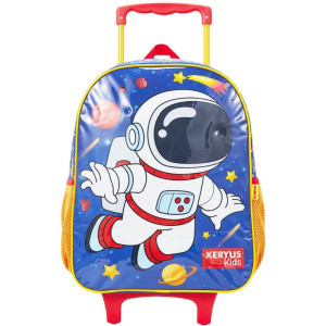 Mochila Infantil Com Rodinha Astronauta Kids Gr-116562-34547