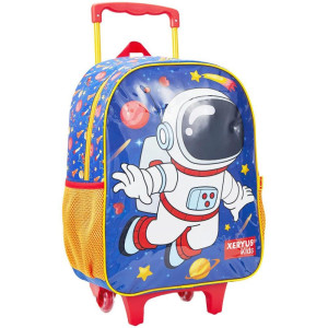 Mochila Infantil Com Rodinha Astronauta Kids Gr-116562-81825