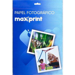 Papel Fotografico Inkjet A4 Glossy Adesivo 135g-113855-26610