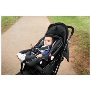 Bb406 - Bebe Conforto Rest - 0 A 13 Kgs - Preto Com Cinza - Multikids Baby-BB406-88071