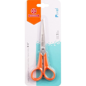 Tesoura Multiuso Fio Liso Laranja 14cm-120138-70159