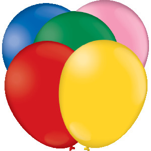 Balao Liso 7 Cores Mistas