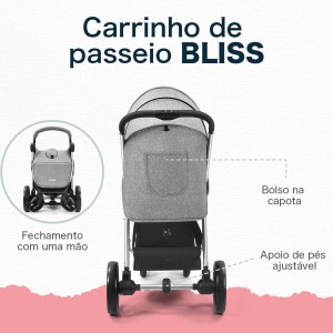 Bb367 - Carrinho Passeio Bliss Litet Preto-BB367-63835