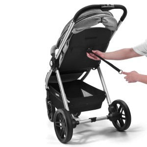 Bb368 - Carrinho Passeio Bliss Litet Preto Com Cinza-BB368-22341