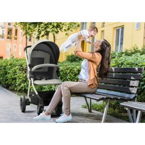 Bb368 - Carrinho Passeio Bliss Litet Preto Com Cinza-BB368-25838