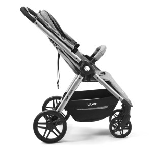 Bb368 - Carrinho Passeio Bliss Litet Preto Com Cinza-BB368-29061