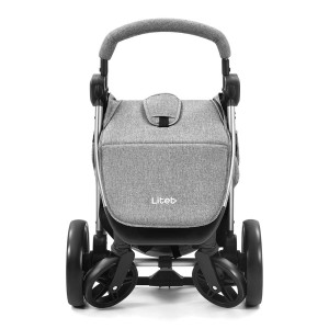 Bb368 - Carrinho Passeio Bliss Litet Preto Com Cinza-BB368-37789