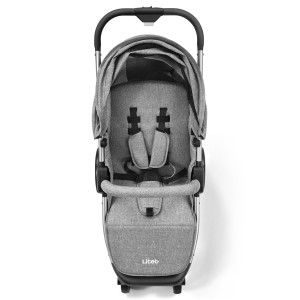 Bb368 - Carrinho Passeio Bliss Litet Preto Com Cinza-BB368-38360