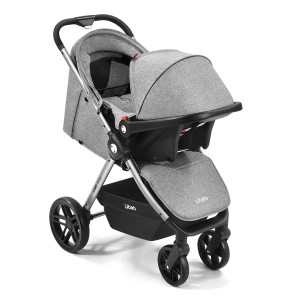 Bb368 - Carrinho Passeio Bliss Litet Preto Com Cinza-BB368-80174