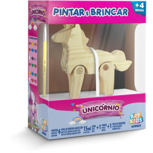 Brinquedo Para Colorir Unicornio Pinta/brincar C/guac