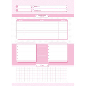 Caderno 01x1 Capa Dura La Creme Neo 80fls-118068-44109