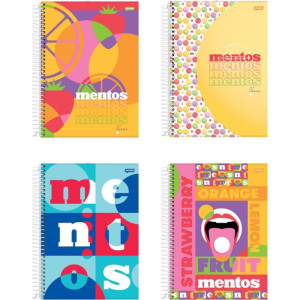 Caderno 10x1 Capa Dura Mentos 160fls.-118029-98331