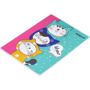 Caderno A5 Gatinhos Mod2 60fls 15x21cm-118240-57635