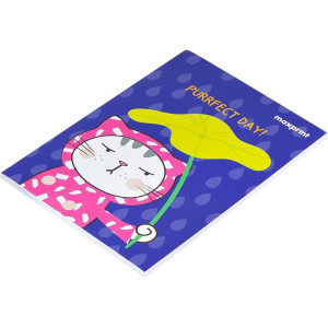 Caderno A5 Gatinhos Mod3 60fls 15x21cm-118241-48275