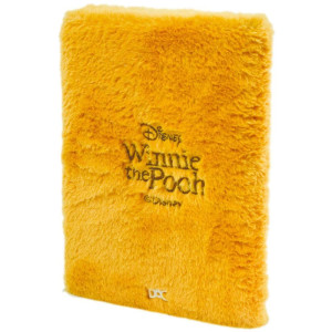 Caderno A5 Pooh C/pelucia 80f 21x15cm-117818-91053