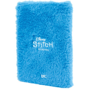 Caderno A5 Stitch C/pelucia 80f.21x15cm-117828-97234