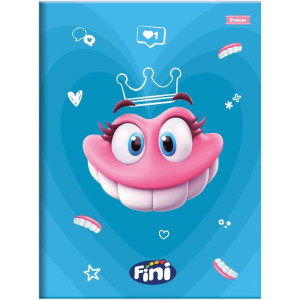 Caderno Brochura 1/4 Capa Dura Fini 80f-117813-24583