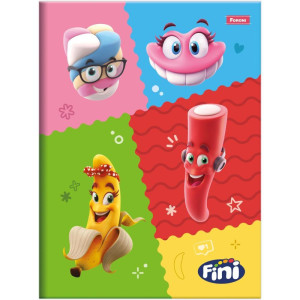 Caderno Brochura 1/4 Capa Dura Fini 80f-117813-32214