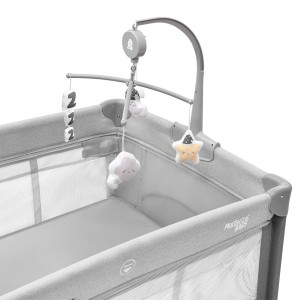 Bb404 - Berço Desmontável Daydream Multikids Baby Cinza-BB404-49651