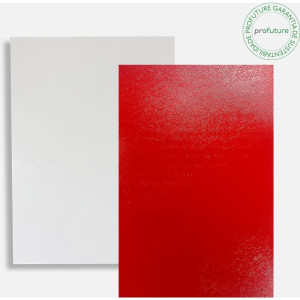 Capa Para Encadernacao A4 50 Cristal + 50 Vermelho