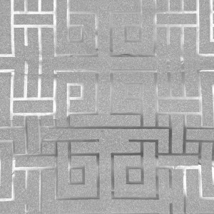 Contact Liso 45cmx10m Glitter Geometrico Prata