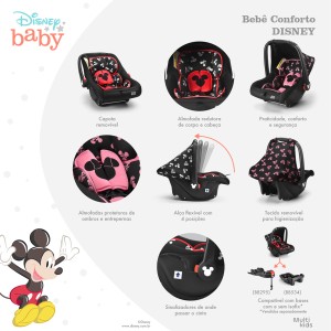 Bb409 - Bebê Conforto 0-13 Kg Mickey Disney - Bb409-BB409-42332