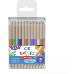 Lapis De Cor Redondo Cis Criatic Mini Duo 24lap/48c-115154-56492