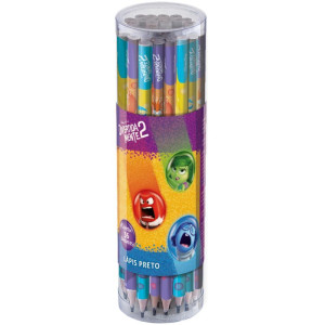 Lapis Preto Redondo Decorado Divertidamente 2-115895-53091