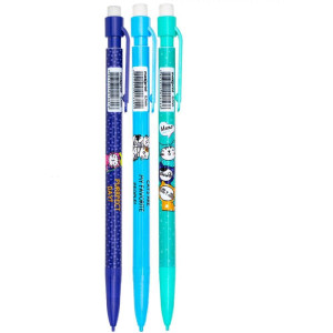 Lapiseira 0.7mm Gatinhos C/borracha 3mod.-118224-30013