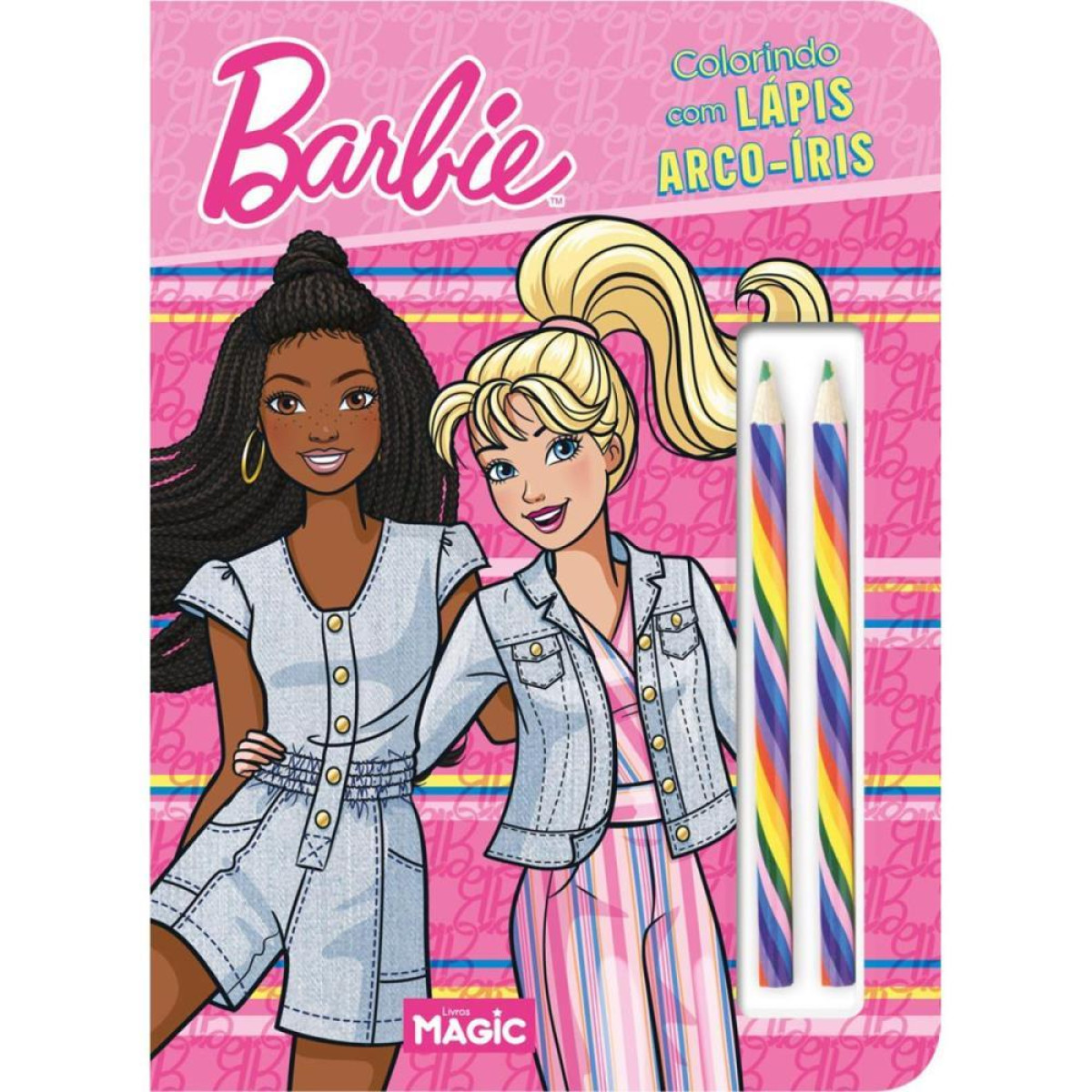 Livro Infantil Colorir Lapis Arco Iris Barbie-117198-71226