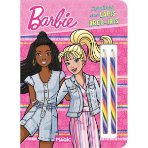 Livro Infantil Colorir Lapis Arco Iris Barbie-117198-71226